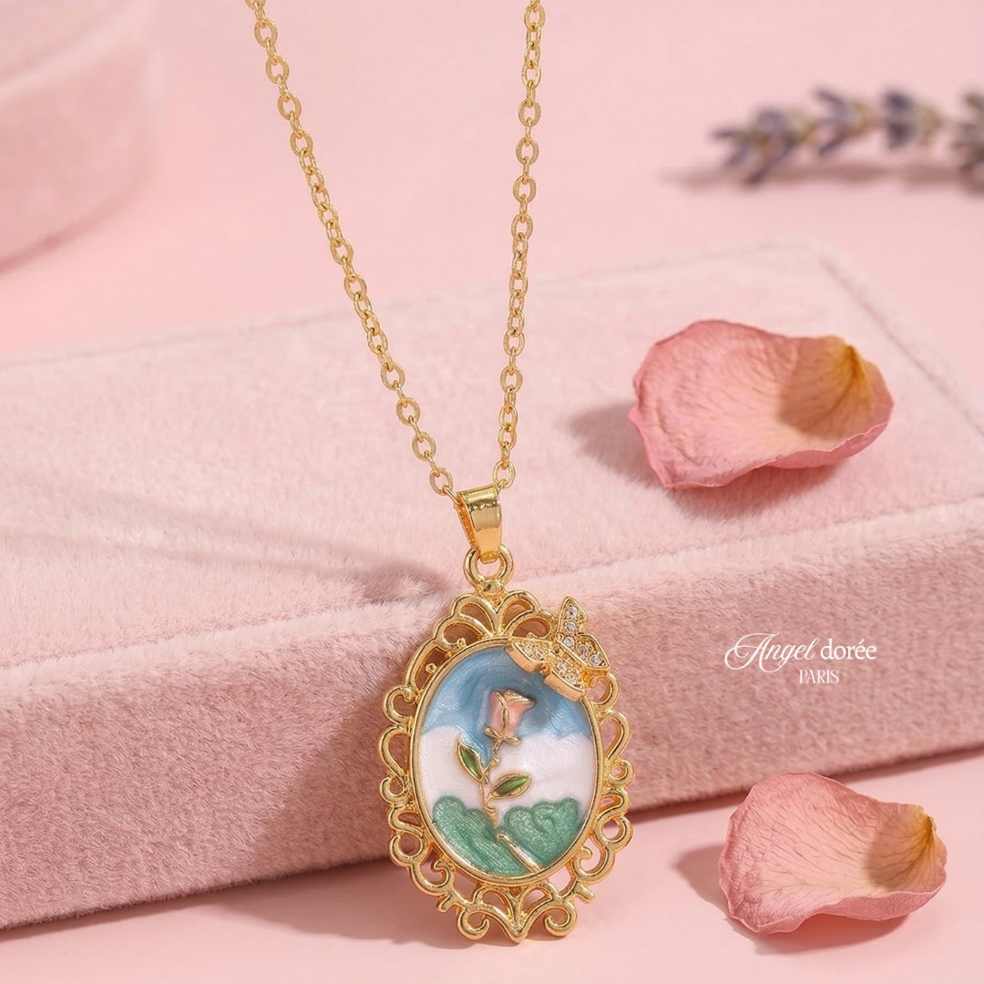 Colier Angel Garden, Angel Dorée Paris